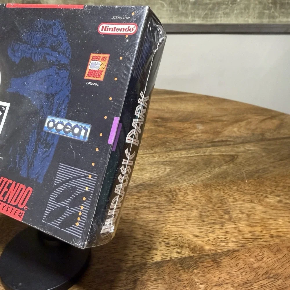 Super Nintendo SNES Sealed Jurassic Park Game 1991 NEW